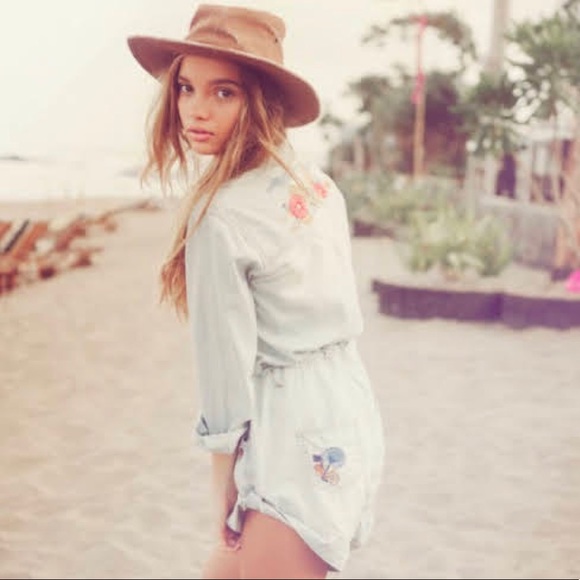 Spell Route 66 Jumpsuit Chambray - Picture 4 of 16